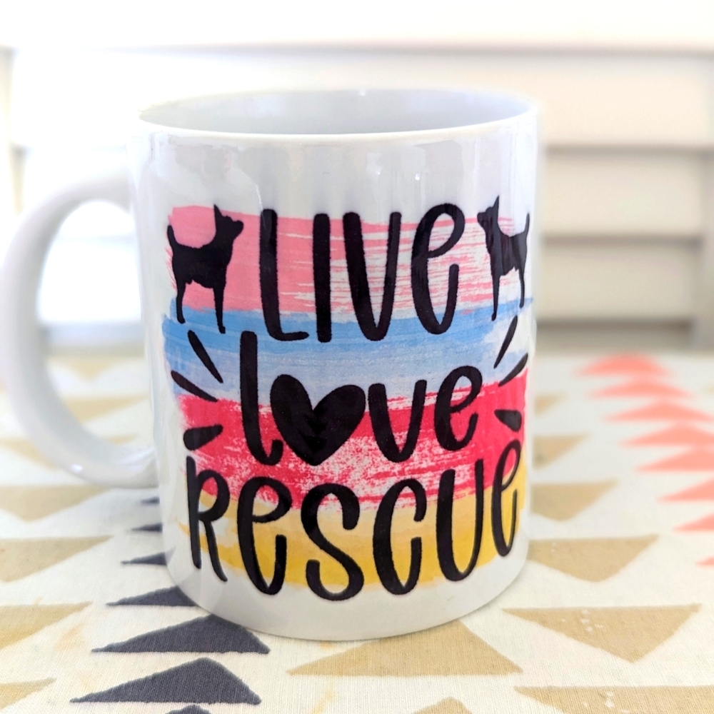 Double sided cute coffee cup